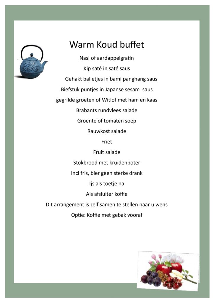 warm koud buffet
